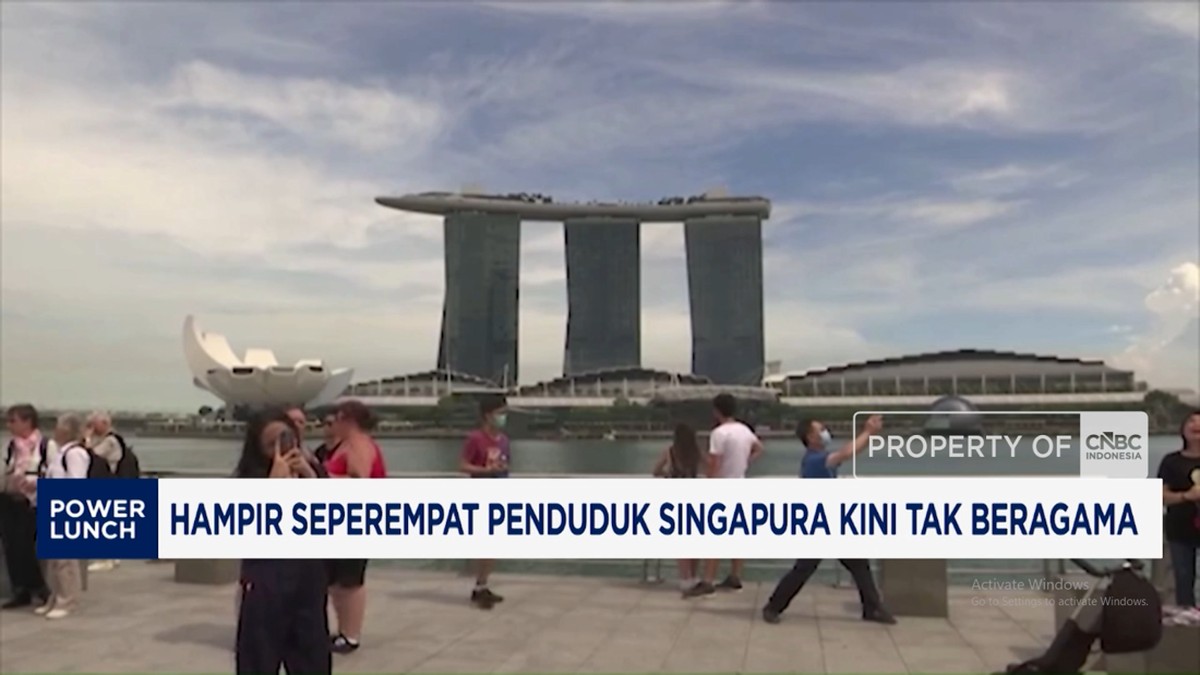 Video: Hampir Seperempat Penduduk Singapura Kini Tak Beragama